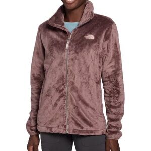 The North Face Women’s Lux Osito Full Zip Fleece Jacket Twilight Mauve Size L